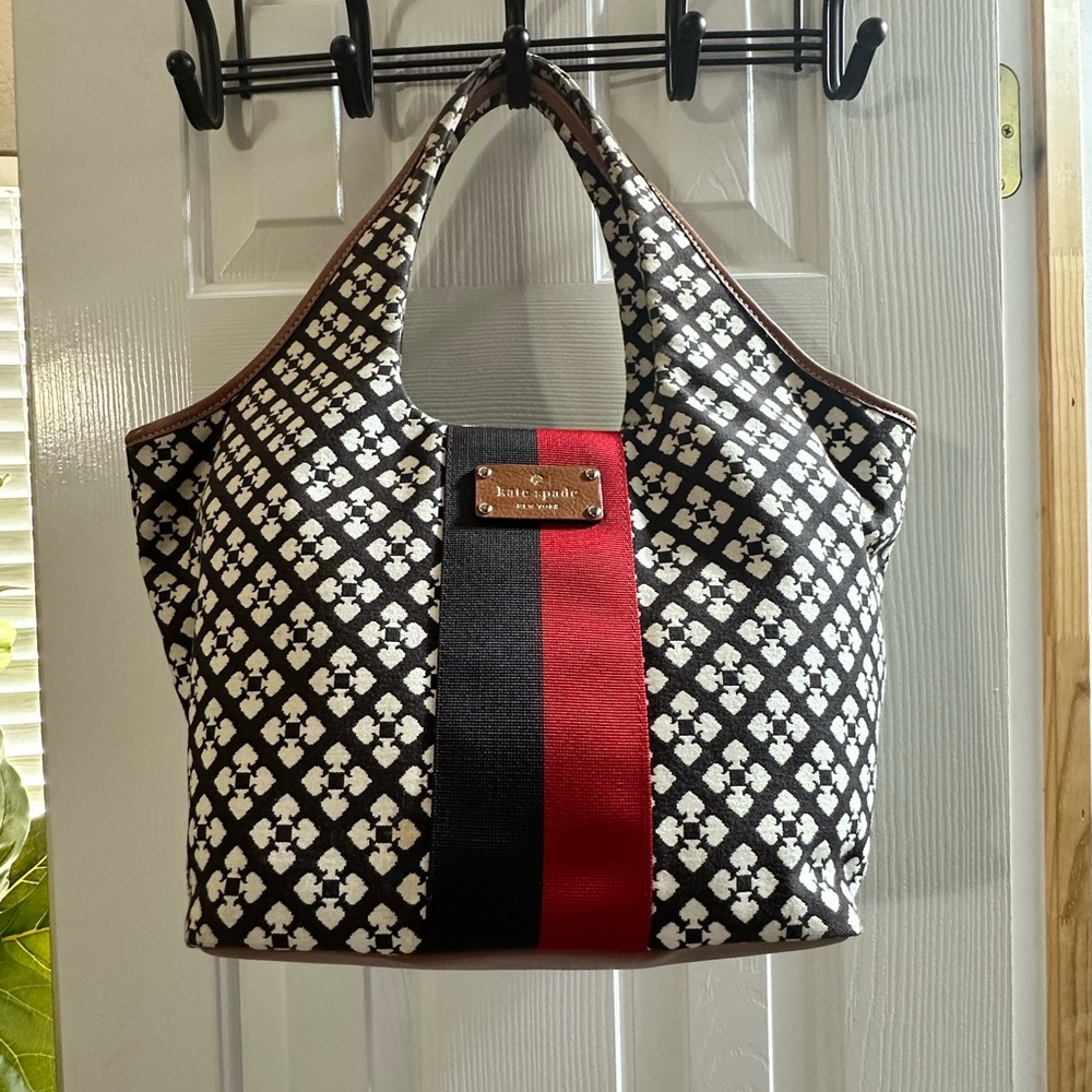 Kate Spade Large Tate Classic Spade Chocolate Tote WKRU1477